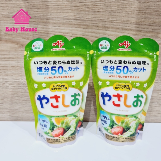 Muối giảm 50% độ mặn Ajinomoto 180g