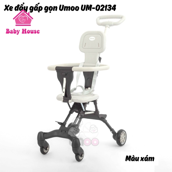 Xe đẩy gấp gọn Umoo xám UM-02134 