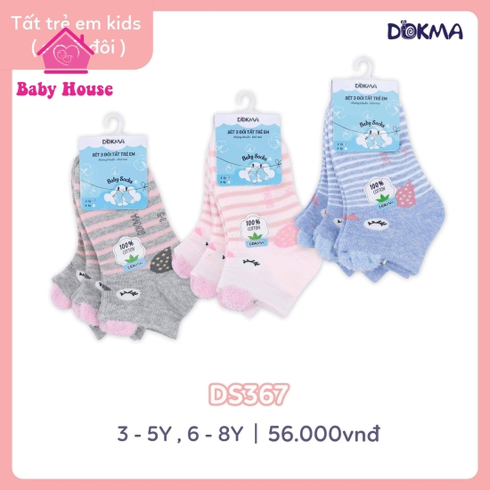 Set 3 đôi tất Kids Dokma DS367