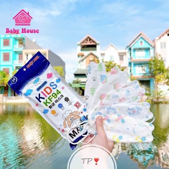 Set 10 khẩu trang KF94 size 1-3 tuổi