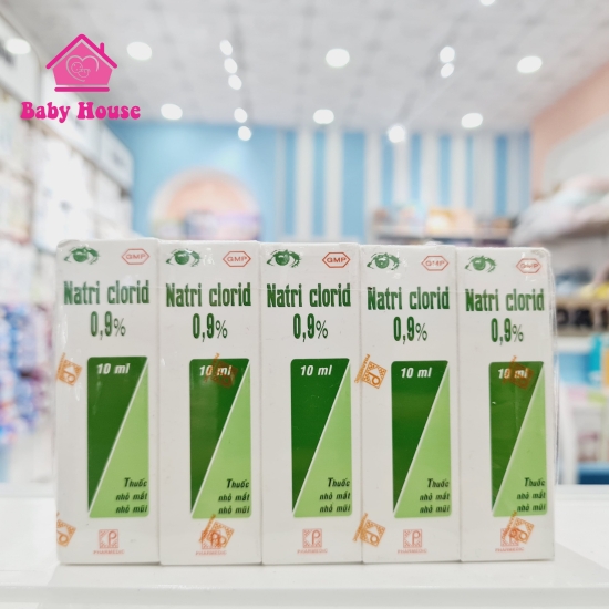  Lốc 10 hộp nước muối Natri Clorid 0.9%