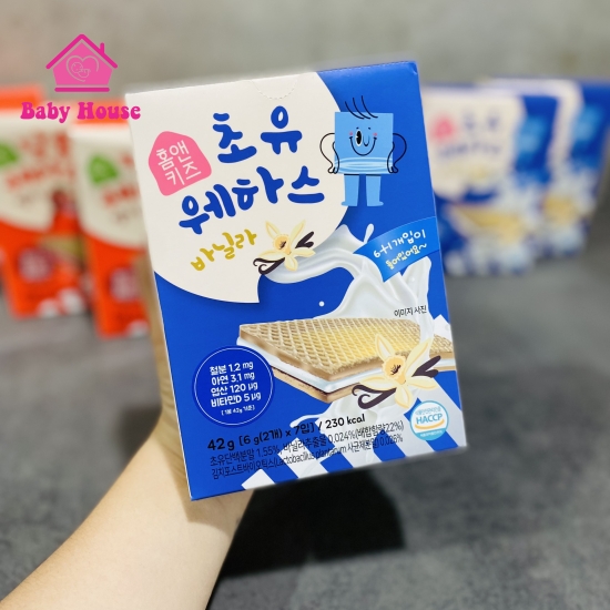 Bánh xốp Home Kid vani 42g