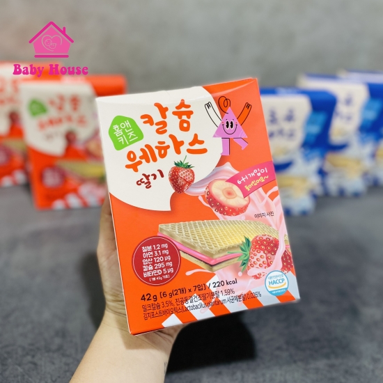 Bánh xốp Home Kid vị dâu 42g