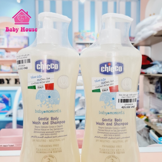 Sữa tắm gội chiết xuất yến mạch Chicco 200ml