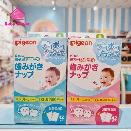 Giấy lau răng Pigeon nội địa Nhật 42 tờ